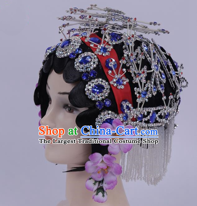 Traditional China Beijing Opera Costume Gifted Scholar Embroidered Robe and Hat Ancient Chinese Peking Opera Embroidery Clothing