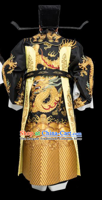 Traditional China Beijing Opera Costume Gifted Scholar Embroidered Robe and Hat Ancient Chinese Peking Opera Embroidery Clothing