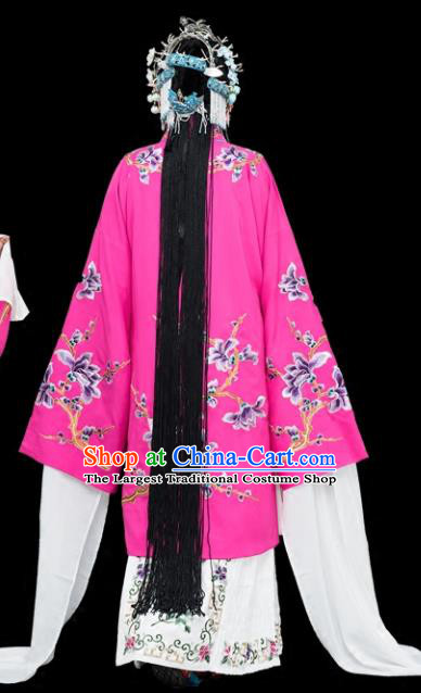 Traditional China Beijing Opera Costume Gifted Scholar Embroidered Robe and Hat Ancient Chinese Peking Opera Embroidery Clothing