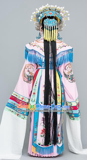 Traditional China Beijing Opera Costume Gifted Scholar Embroidered Robe and Hat Ancient Chinese Peking Opera Embroidery Clothing