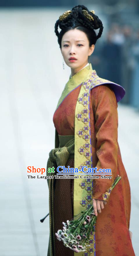 Chinese Ancient Crown Princess Costumes The Rise of Phoenixes Tang Dynasty Palace Lady Dress for Women xxxxxl