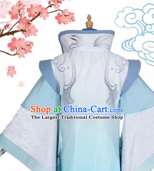 Top Grade Asian Cosplay Costumes Cartoon Characters Clothing Kimono Chinese Swordsman Hanfu Dress