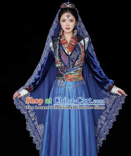 Chinese Ancient Palace Lady Hanfu Han Dynasty Imperial Concubine Queen Embroidered Historical Costumes