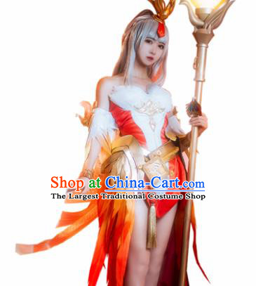 Top Grade Chinese Cosplay Princess Costumes Halloween Cartoon Characters Dress for Women