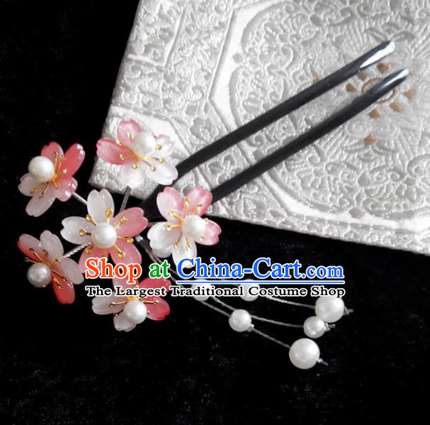 Japanese Traditional Courtesan Hair Accessories Hair Clip Ancient Kimono Yukata Tassel Hairpins for Women