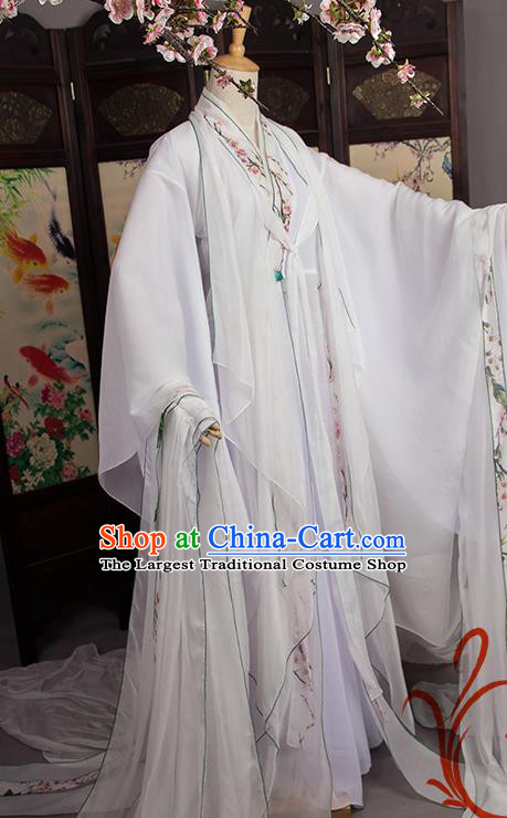 Top Grade Asian Chinese Cosplay Costumes Cartoon Characters Clothing Ancient Swordsman Hanfu Dress