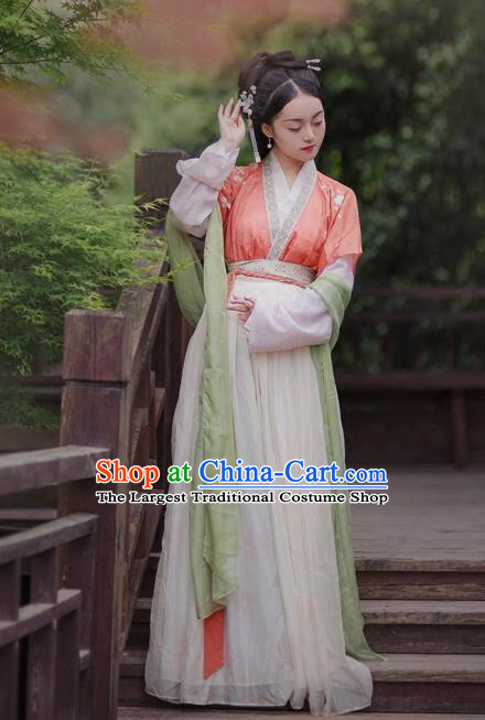 Ancient Chinese Tang Dynasty Princess Replica Costumes Traditional Nobility Lady Hanfu Dress for Rich
