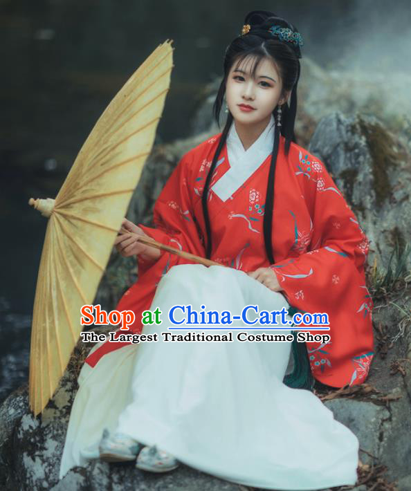 Chinese Ming Dynasty Princess Costumes Traditional Ancient Noble Lady Hanfu Dress for Women