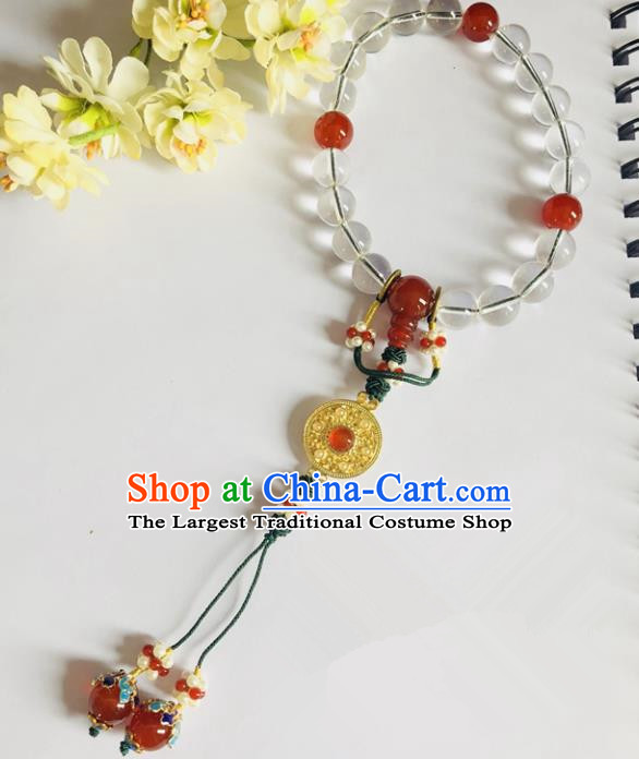 Chinese Classical Jewelry Accessories Traditional Ancient Prayer Beads Hanfu Bracelet for Women