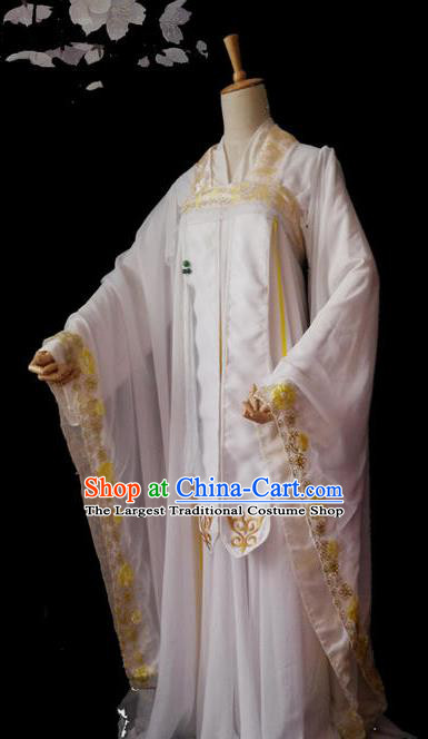 Top Grade Asian Chinese Cosplay Costumes Cartoon Characters Clothing Ancient Swordsman Hanfu Dress