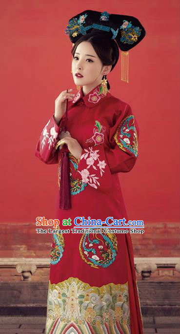 Chinese Ancient Palace Lady Hanfu Han Dynasty Imperial Concubine Queen Embroidered Historical Costumes