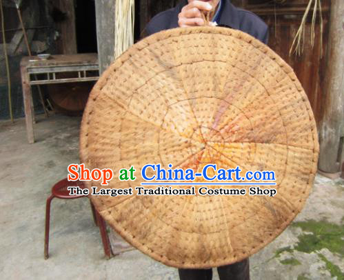 Chinese Traditional Handmade Futon Craft Straw Braid Cattail Hassock Rush Cushion