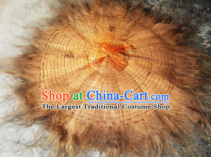 Chinese Traditional Handmade Craft Straw Braid Handicraft Bamboo Hat