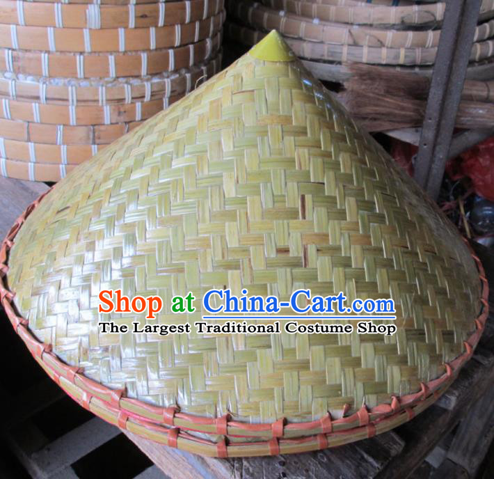 Chinese Traditional Handmade Craft Asian Bamboo Hat Bamboo Split Hat