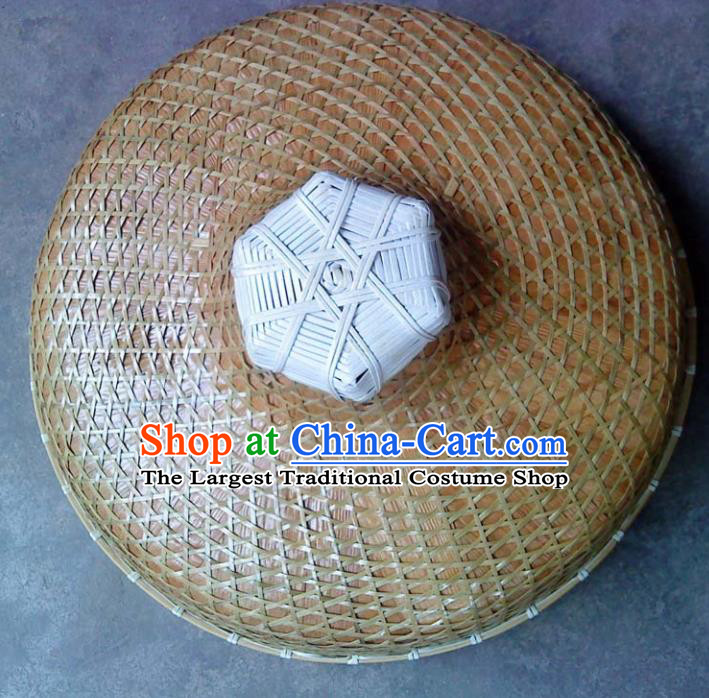 Chinese Traditional Handmade Craft Asian Bamboo Hat Straw Hat