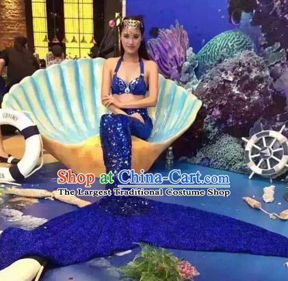 Top Grade Modern Dance Full Dress Stage Performance Cosplay Mermaid Costume for Women