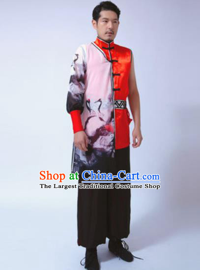 Chinese Traditional Martial Arts Costumes Tang Suit Kung Fu Clothing for Men