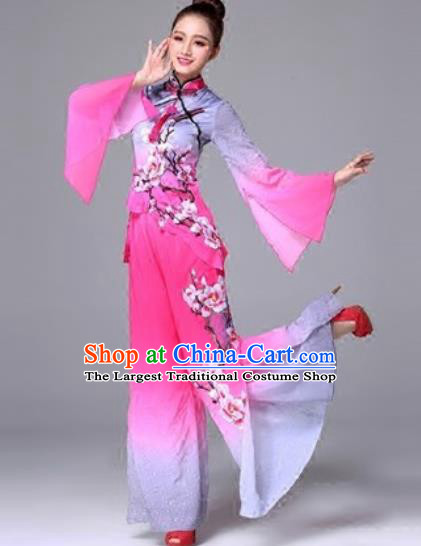 Traditional Chinese Fan Dance Folk Dance Costume Classical Yangko Dance Classical Dance Dress