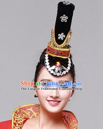 Chinese Traditional Folk Dance Hair Accessories Classical Dance Headwear for Women