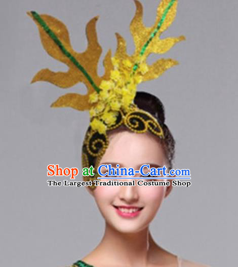 Chinese Traditional Folk Yanko Dance Hair Accessories Classical Dance Headwear for Women