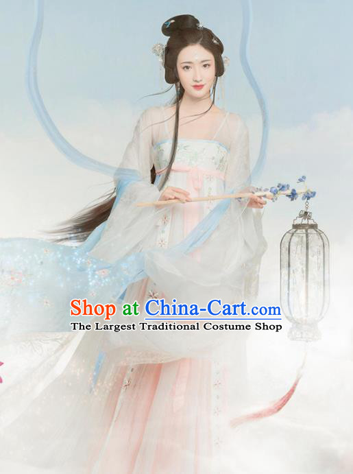 Chinese Traditional Hanfu Dress Ancient Peri Princess Costumes for Women