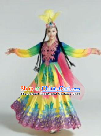 Traditional Chinese Fan Dance Folk Dance Costume Classical Yangko Dance Classical Dance Dress Minority Clothing