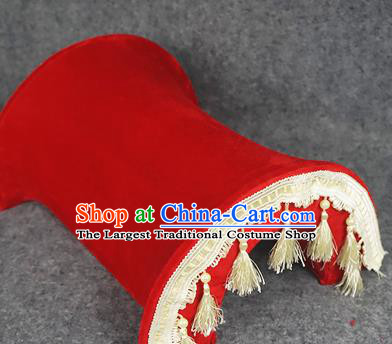 Chinese Traditional Wedding Supplies Red Riding Saddles Bride Saddle