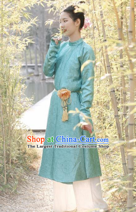 Chinese Tang Dynasty Swordswoman Replica Costumes Traditional Ancient Imperial Bodyguard Round Collar Robe for Women
