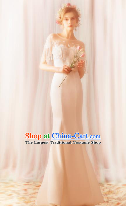 Top Grade Handmade Wedding Costumes Fancy Bride Mermaid Dress Princess Wedding Gown for Women