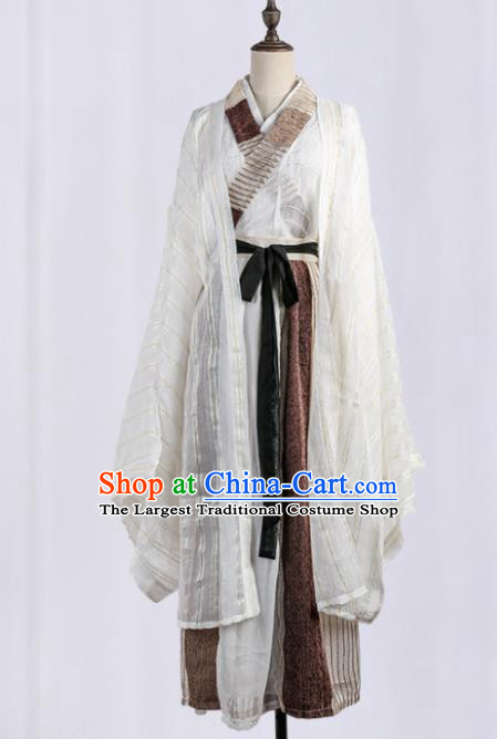 Chinese Ancient Palace Lady Hanfu Jin Dynasty Swordswoman Queen Embroidered Historical Costumes