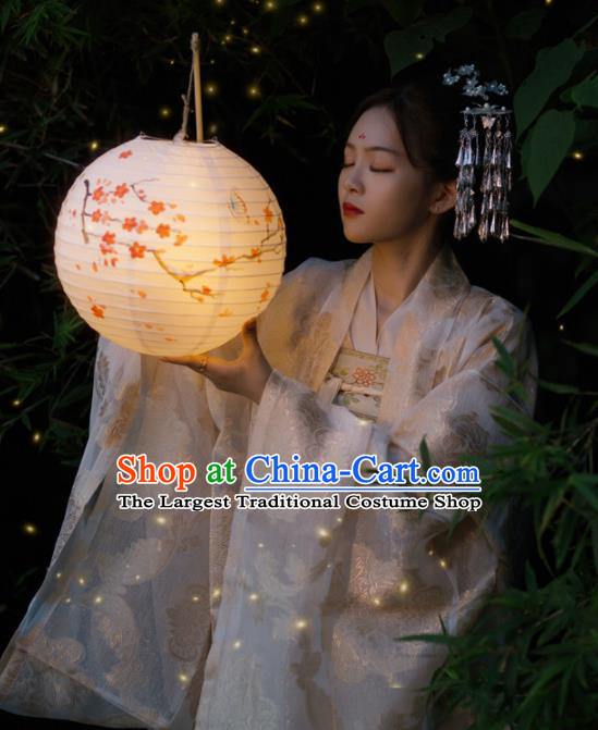 Chinese Ancient Palace Lady Hanfu Jin Dynasty Swordswoman Queen Embroidered Historical Costumes