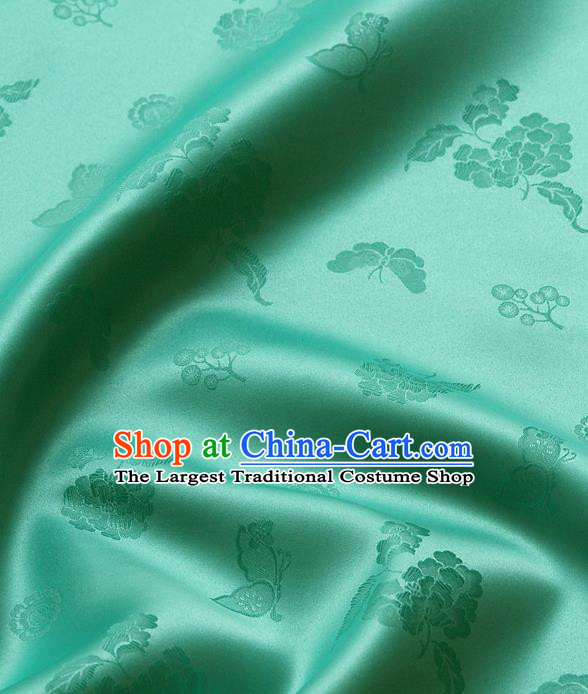 Asian Traditional Palace Style Drapery Chinese Royal Pattern Design Brocade Korean Hanbok Fabric Silk Fabric Material