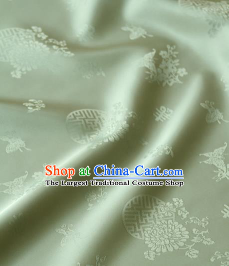Asian Traditional Palace Drapery Korean Hanbok Royal Pattern Design Brocade Satin Fabric Chinese Tang Suit Silk Fabric Material