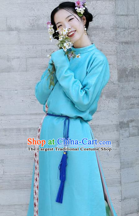 Chinese Ancient Palace Lady Hanfu Han Dynasty Imperial Concubine Queen Embroidered Historical Costumes