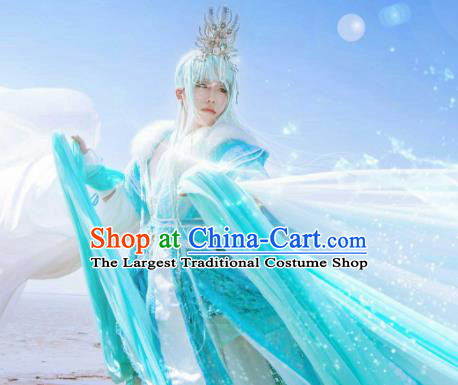 Ancient Chinese Cosplay Costume Chinese Shoes Traditional China Swordsman Clothing and Jewelry Accessories