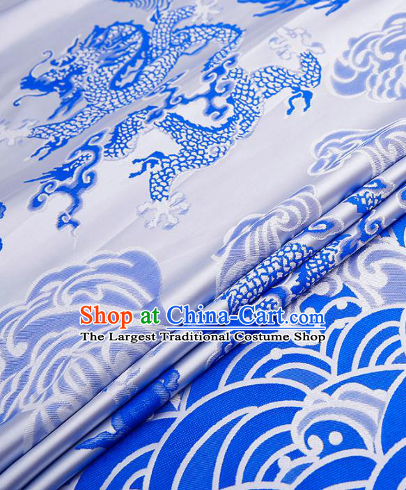 Chinese Traditional Flower Silk Fabric Brocade Embroidered Fabric Dress Material