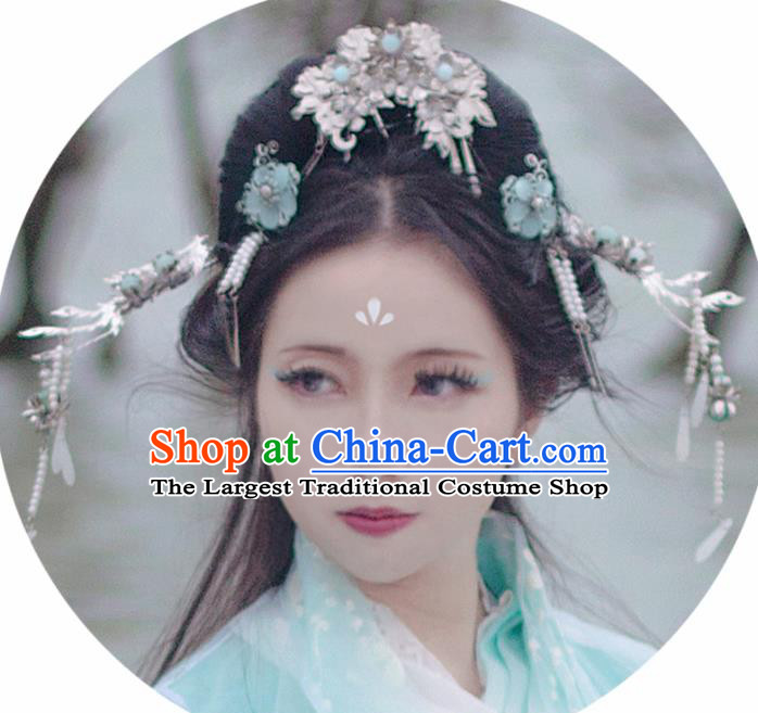 Chinese Handmade Ancient Princess Hair Accessories Hairpins Headwear for Women