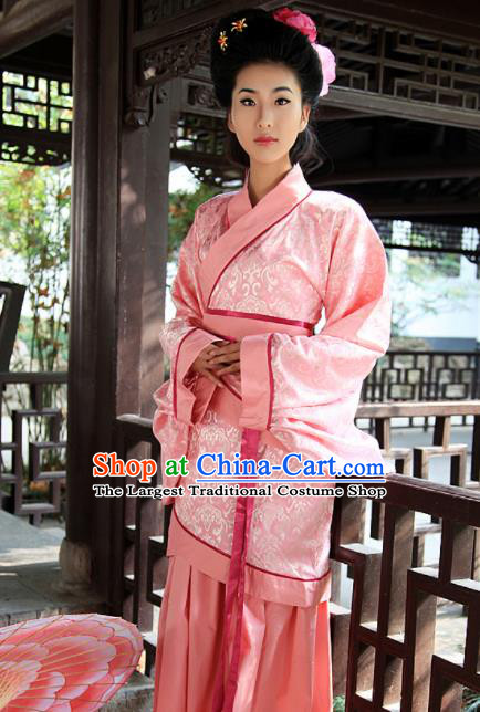 Chinese Ancient Royal Lady Costumes Traditional Han Dynasty Princess Hanfu Dress for Women