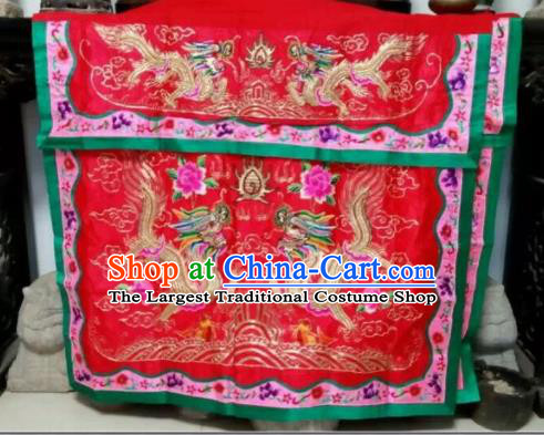 Chinese Traditional National Accessories Ethnic Embroidered Dragons Antependium
