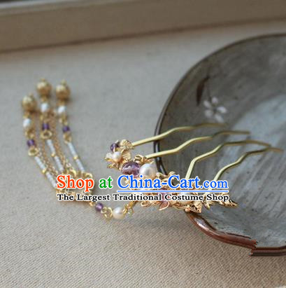 Asian Chinese Traditional Hair Accessories Ancient Hanfu Hair Comb Hairpins for Women
