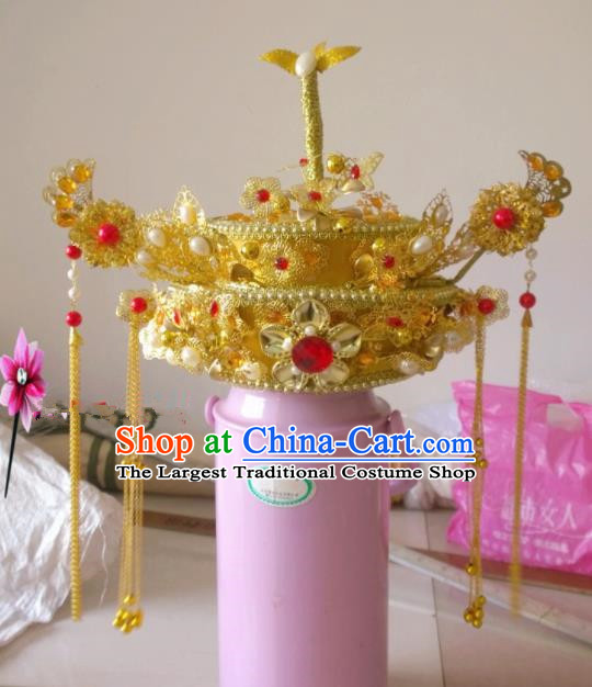 Chinese Classical Wedding Hair Accessories Traditional Ancient Bride Phoenix Coronet for Women