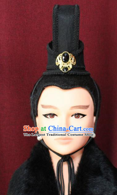 Chinese Traditional Classical Hair Accessories Ancient Han Dynasty Prince Hair Crown for Men