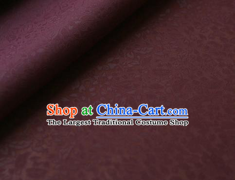 Traditional Asian Classical Pattern Fuchsia Brocade Cloth Drapery Korean Hanbok Palace Satin Silk Fabric
