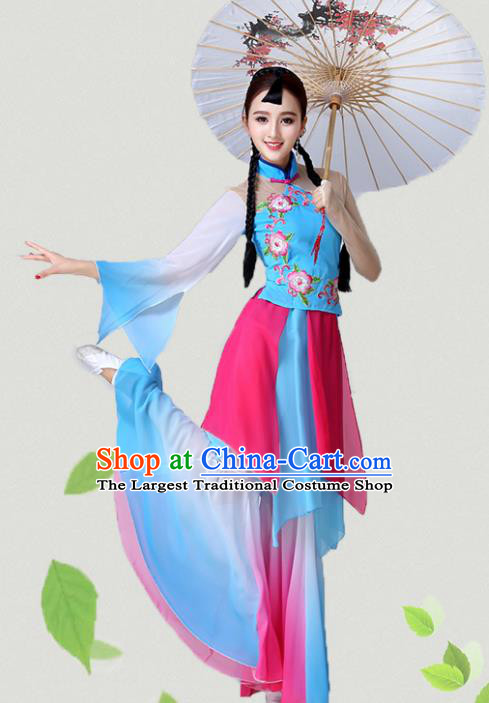 Chinese Traditional Classical Dance Clothing China Folk Dance Group Dance Costumes for Women