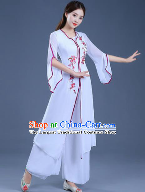 Traditional Chinese Classical Dance Group Dance Dress Umbrella Dance Clothing for Women