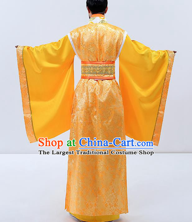 Traditional Chinese Drama Tang Dynasty Emperor Costumes Ancient Majesty Embroidered Imperial Robe for Women