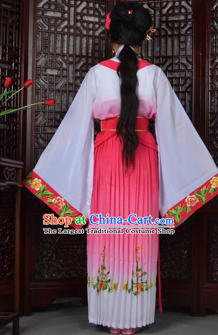 Traditional Chinese Peking Opera Young Lady Costumes Ancient Princess Dress for Adults