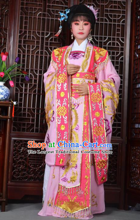 Traditional Chinese Peking Opera Empress Embroidered Costumes Ancient Queen Dress for Adults