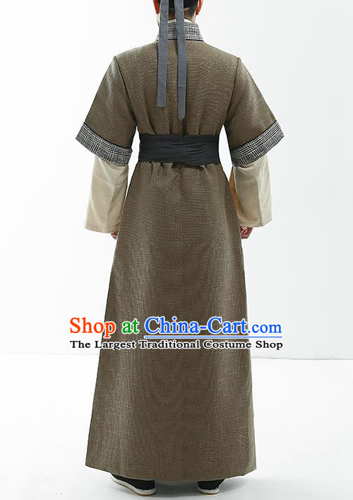 Chinese Traditional Spring and Autumn Period Nobility Childe Costumes Ancient Drama Swordsman Clothing for Men