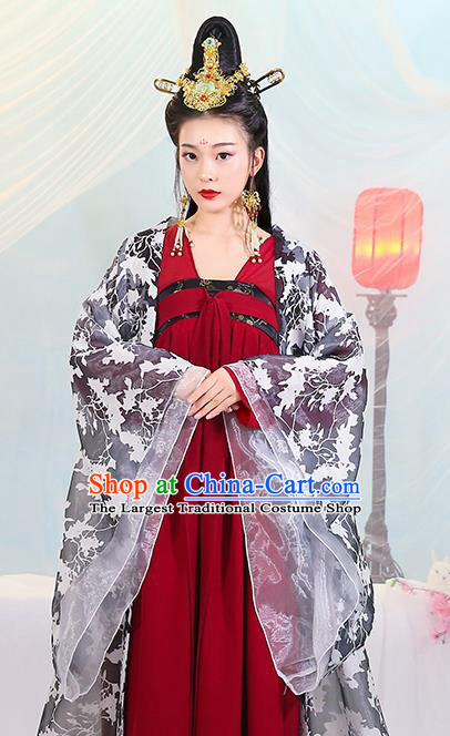 Chinese Traditional Tang Dynasty Princess Costumes Ancient Drama Peri Dress for Women